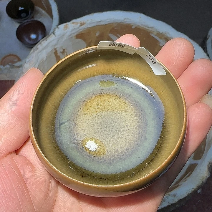 围***）茶盏青钰龙窑主人杯026