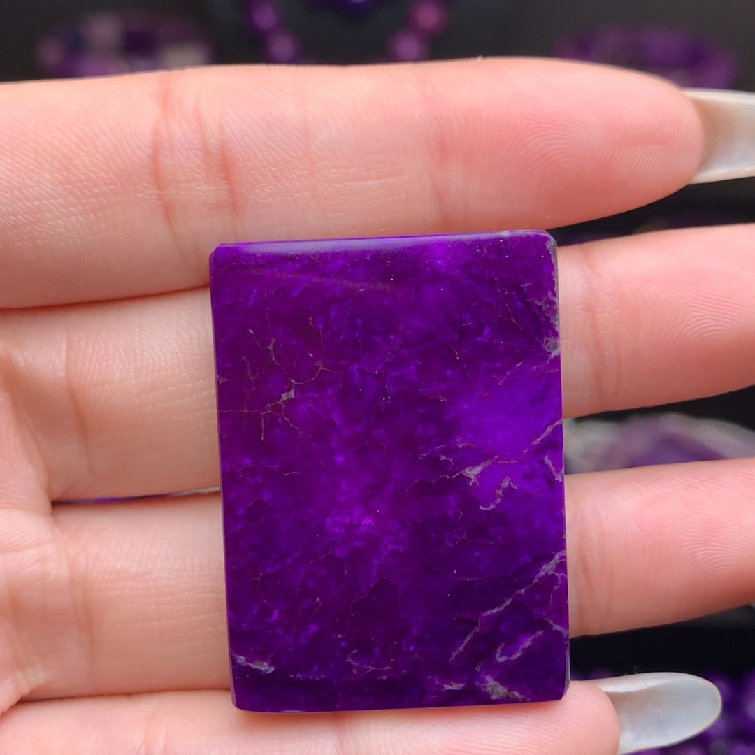 苏纪石（舒俱来）丝绒吊坠未镶嵌