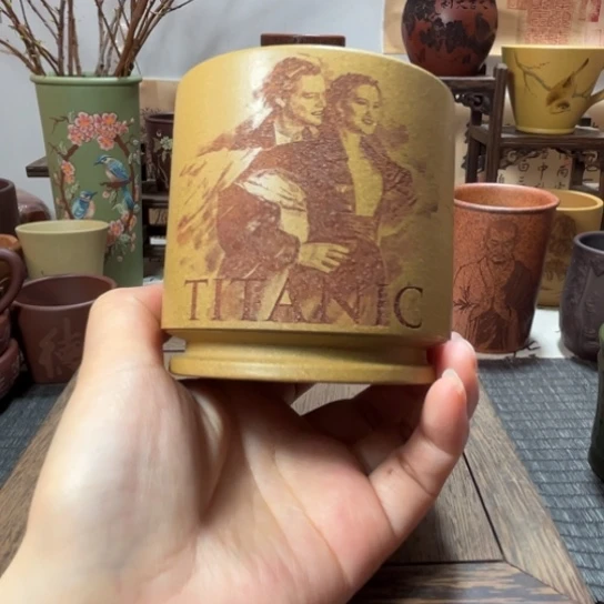 紫砂茶杯宜兴紫砂杯