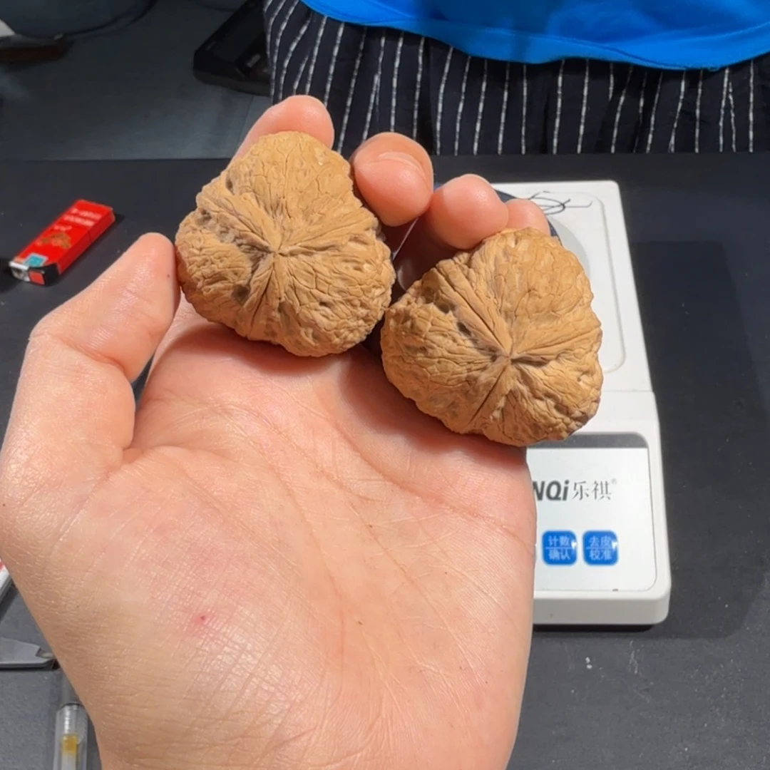 文玩核桃把件75号元宝三棱