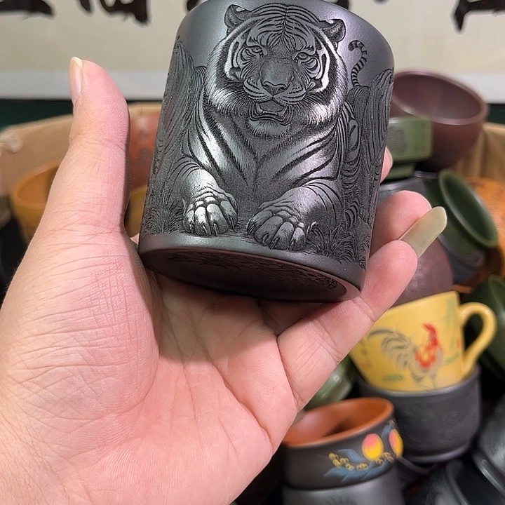 茶杯紫砂全手工紫砂主人杯