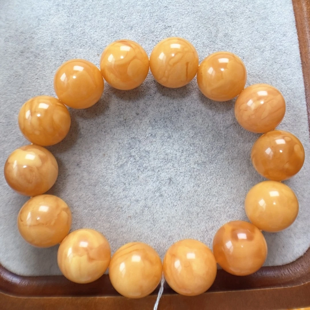 蜜蜡未镶嵌手串蜜蜡