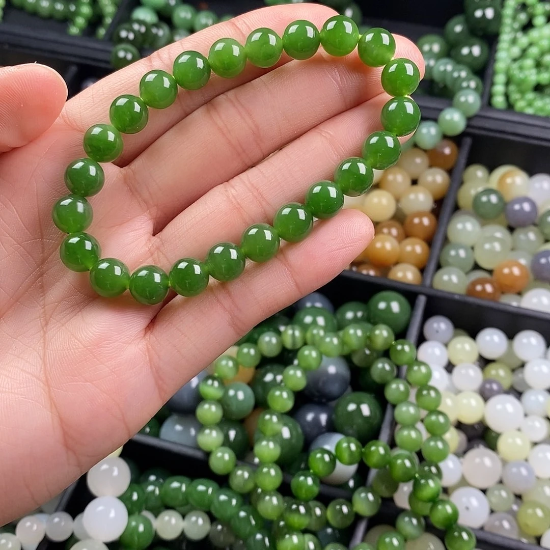 和田玉（碧玉）未镶嵌珠宝半成品