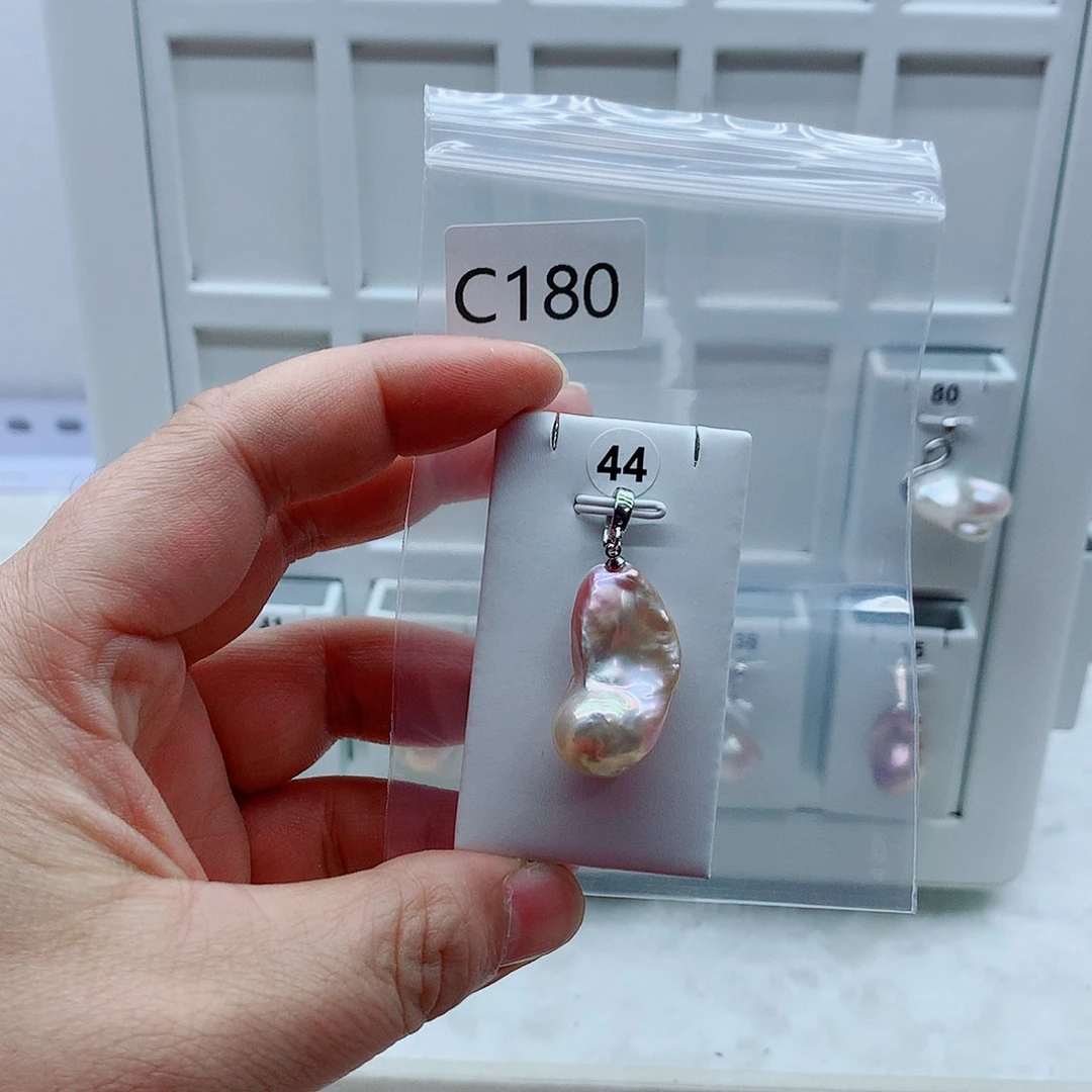 合金吊坠(不含链)淡水珍珠
