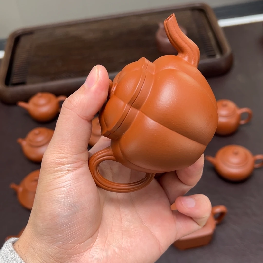 小***秋茶壶紫砂宜兴紫砂壶的制作