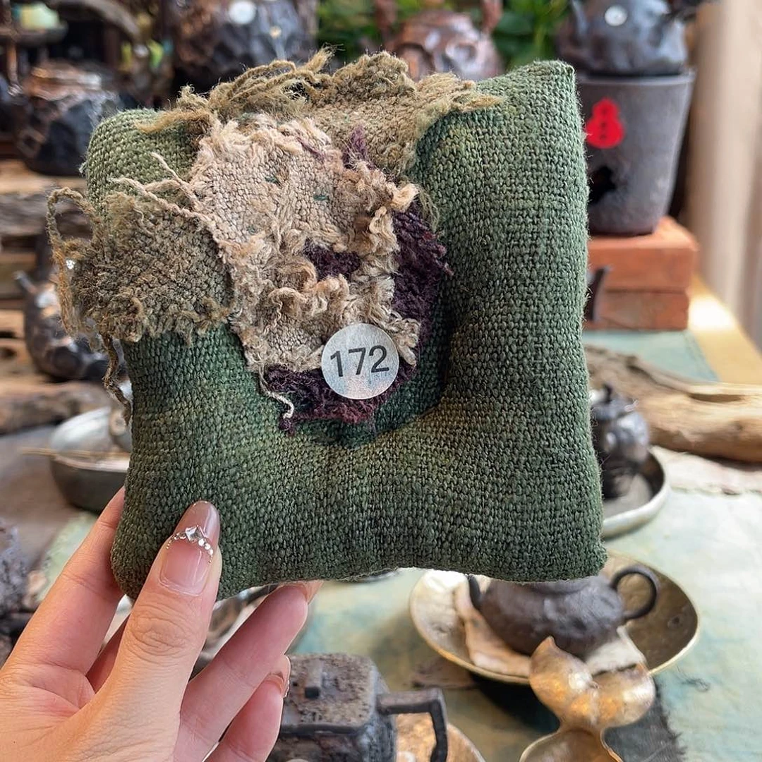 紫砂手工制作 蚕丝茶垫