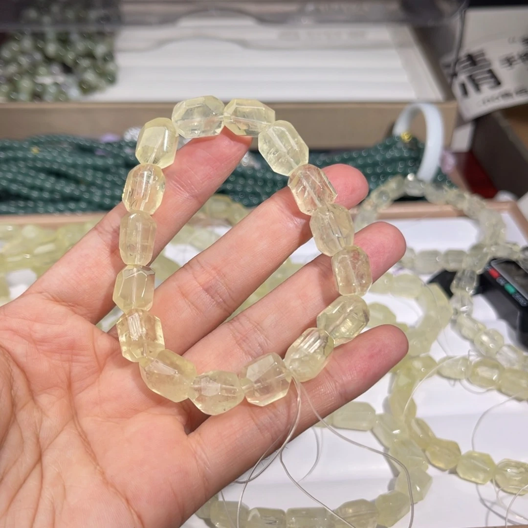 水晶手链未镶嵌黄水晶029