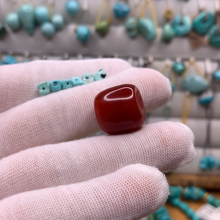 玛瑙/玉髓原矿未镶嵌草*指