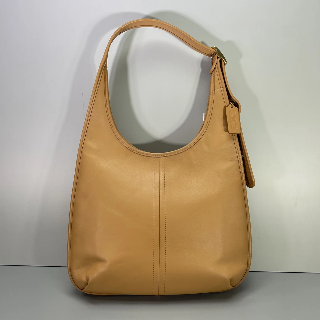 90新 COACH/蔻驰 小林/ergo棕色大号腋下包33*28*12cmB062304