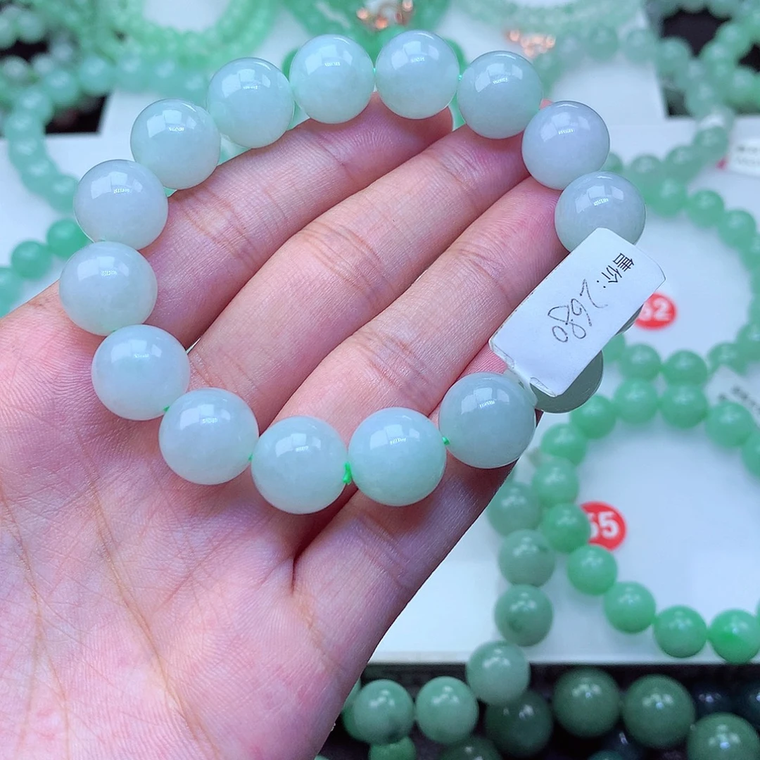 翡翠未镶嵌毛衣链