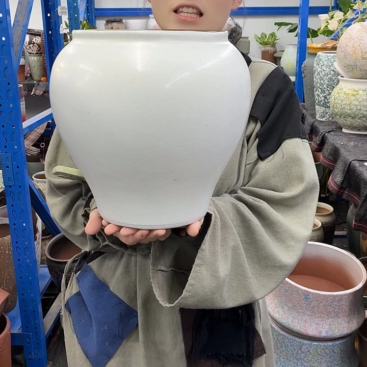 20×28 -粗陶花盆有孔-买买买