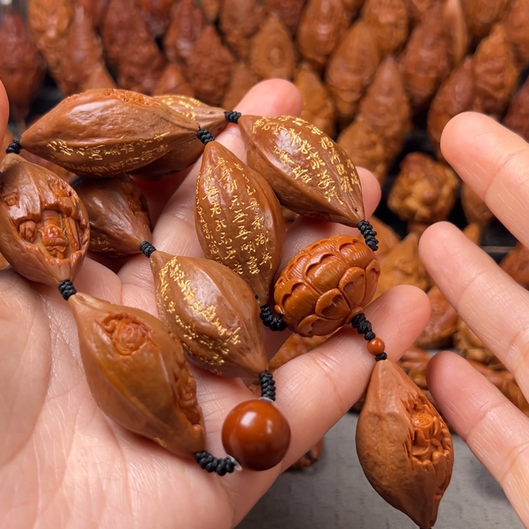 沉***淀橄榄核手串/手链核雕