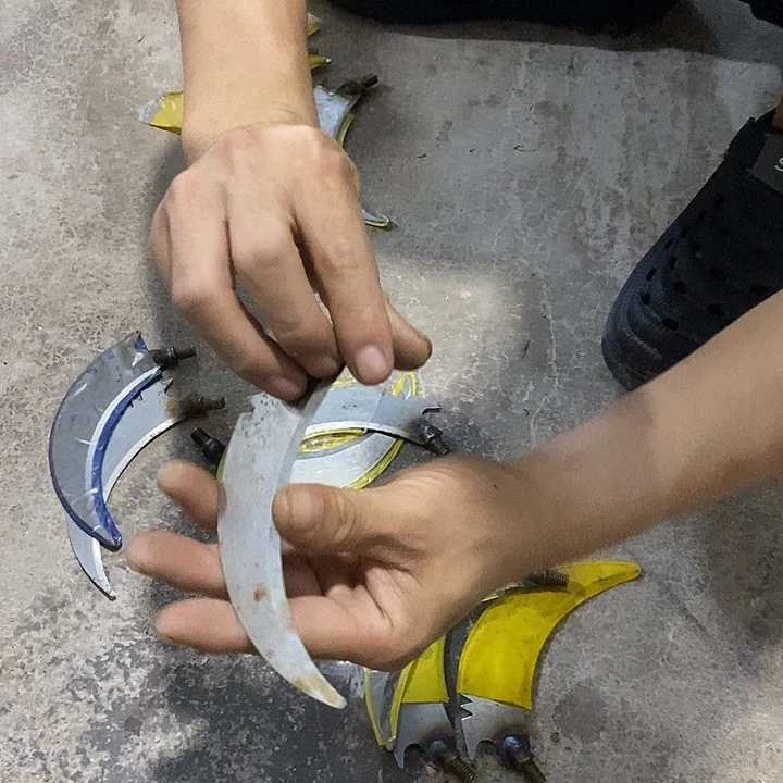 镰刀头随机发3个了瑕疵