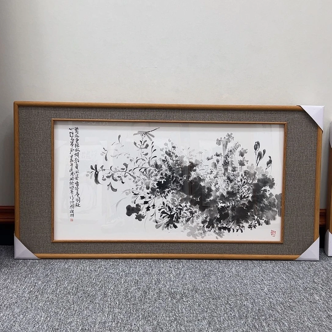 国画黄桂明三尺精品带框发货133*68