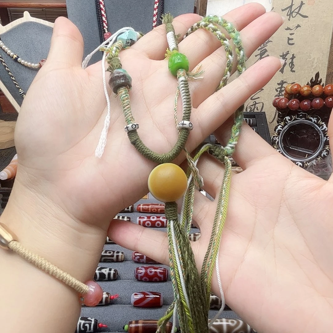 玛瑙/玉髓合金颈饰