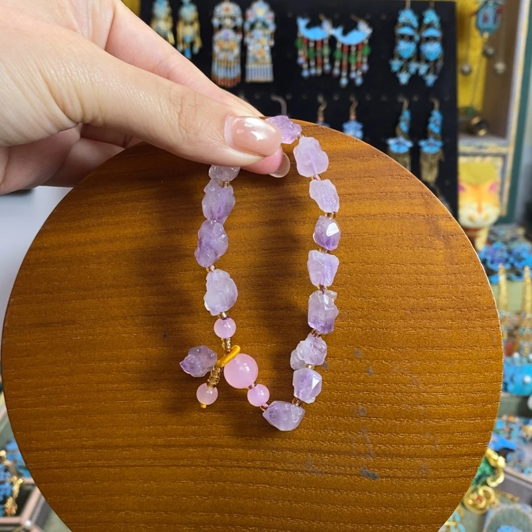 紫晶未镶嵌珠宝半成品