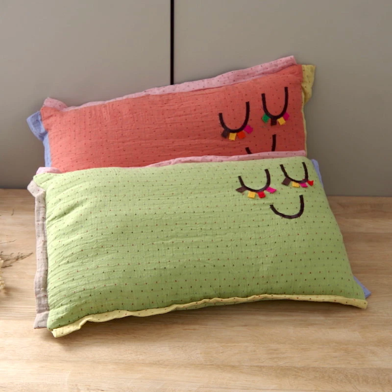 儿童荞麦壳枕芯新生儿幼儿园宝宝枕头芯可爱卡通小孩枕头套