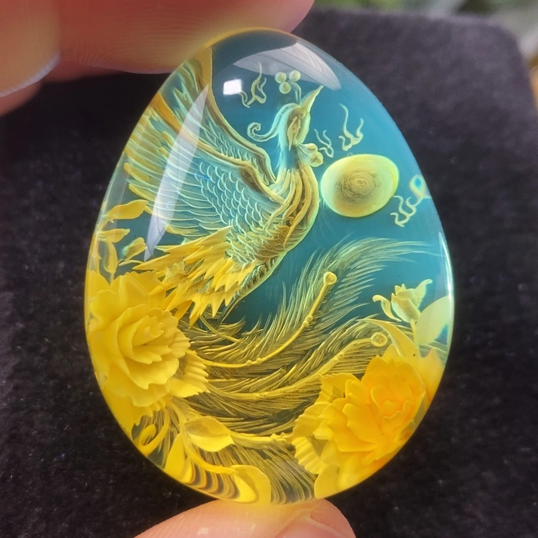 金珀未镶嵌吊坠(不含链)
