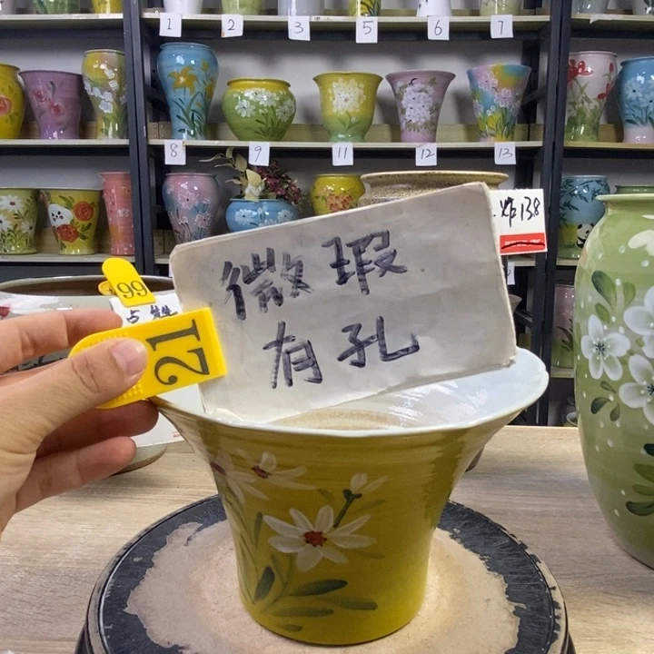 景德镇陶瓷花盆的