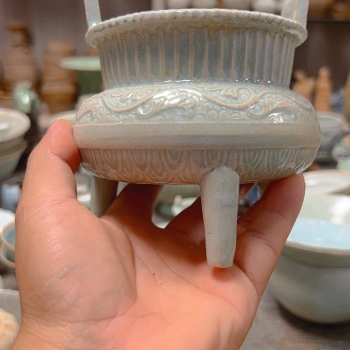 盖碗影****群影青炉完整不包邮