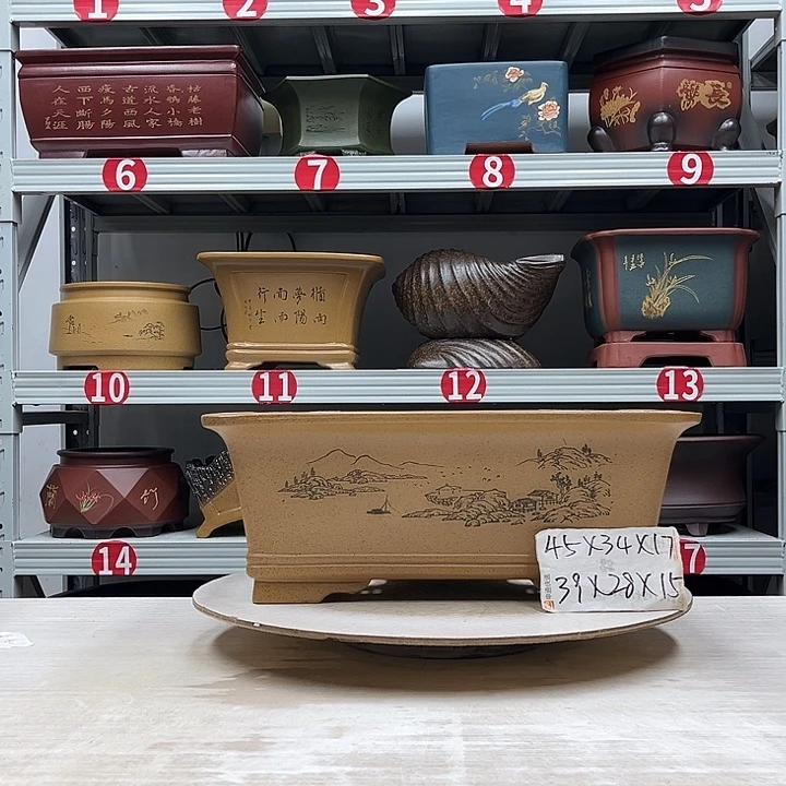 紫砂花盆紫砂花盆