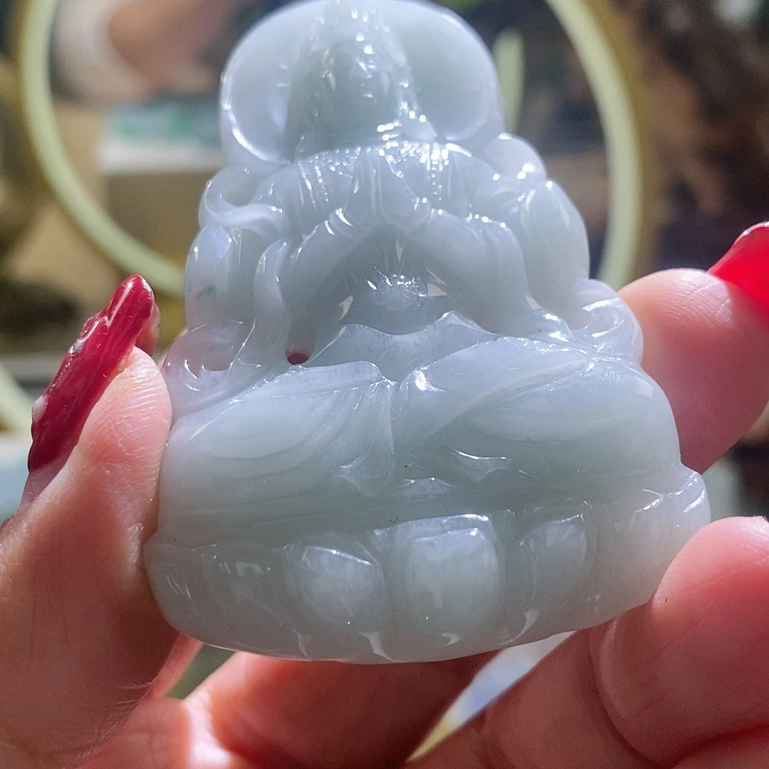 【闪购商品】翡翠颈饰未镶嵌度母