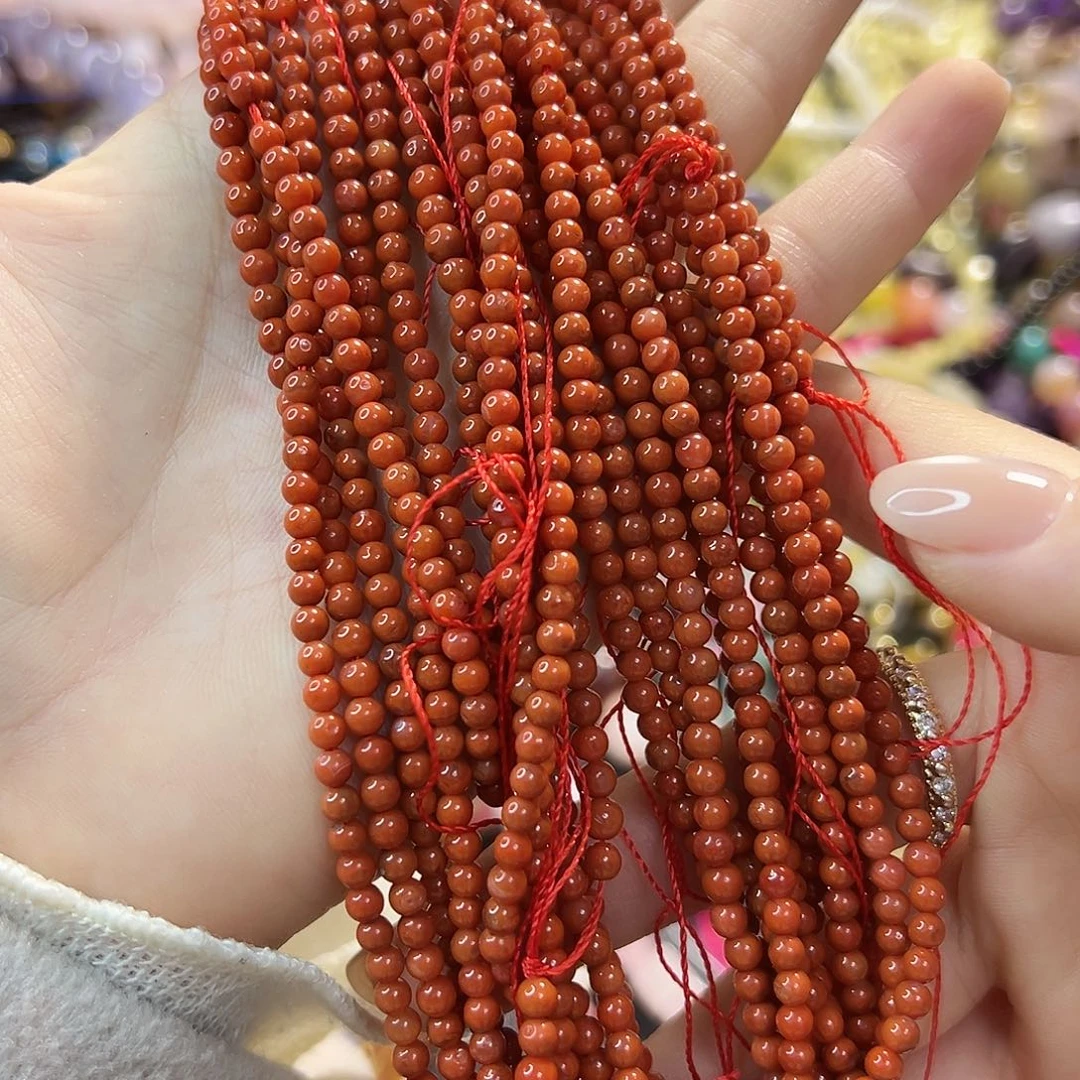 玛瑙/玉髓合金珠宝半成品5A级南红玛瑙。最少绕手四圈。一条