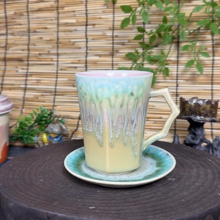 陶瓷景德镇高温窑变咖啡杯