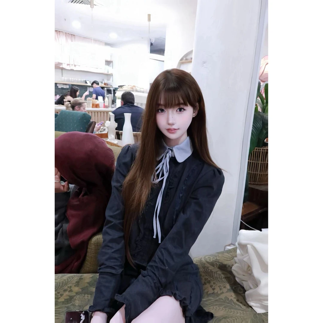 C集合 气质时尚夏季福利 圆领长袖连衣裙 99999