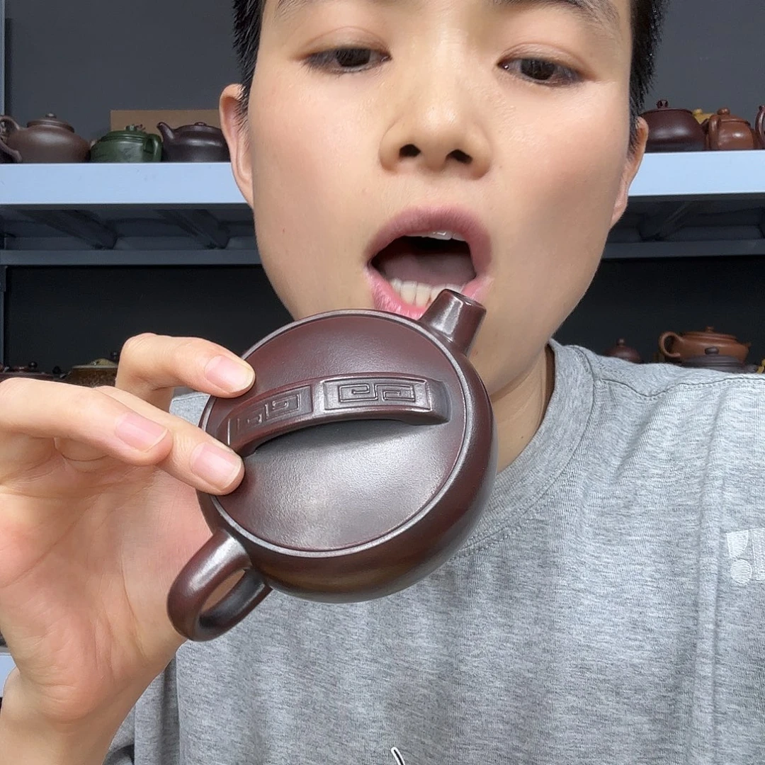 茶壶紫砂民间手艺人全手工制作