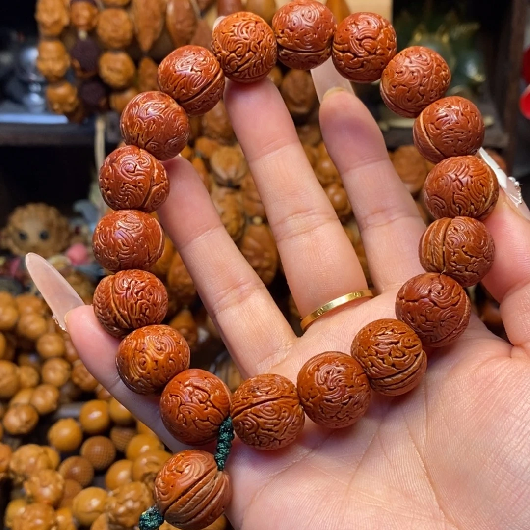 核桃手串/手链桃核龙珠