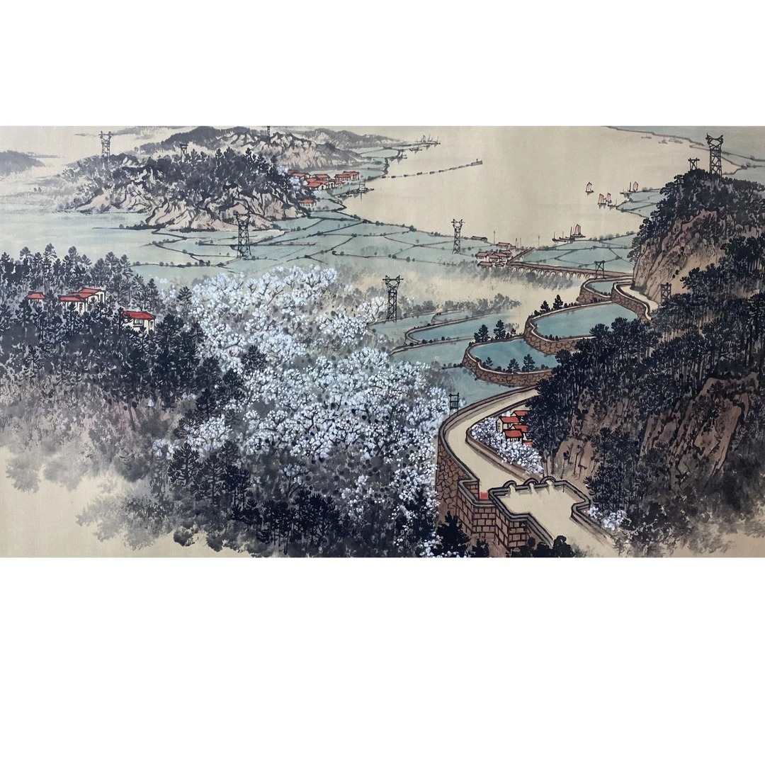 DY10318 山水 纸本 136*68