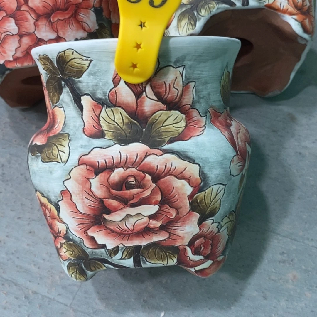 潇***瞳花盆紫砂水晶花盆59瑕疵