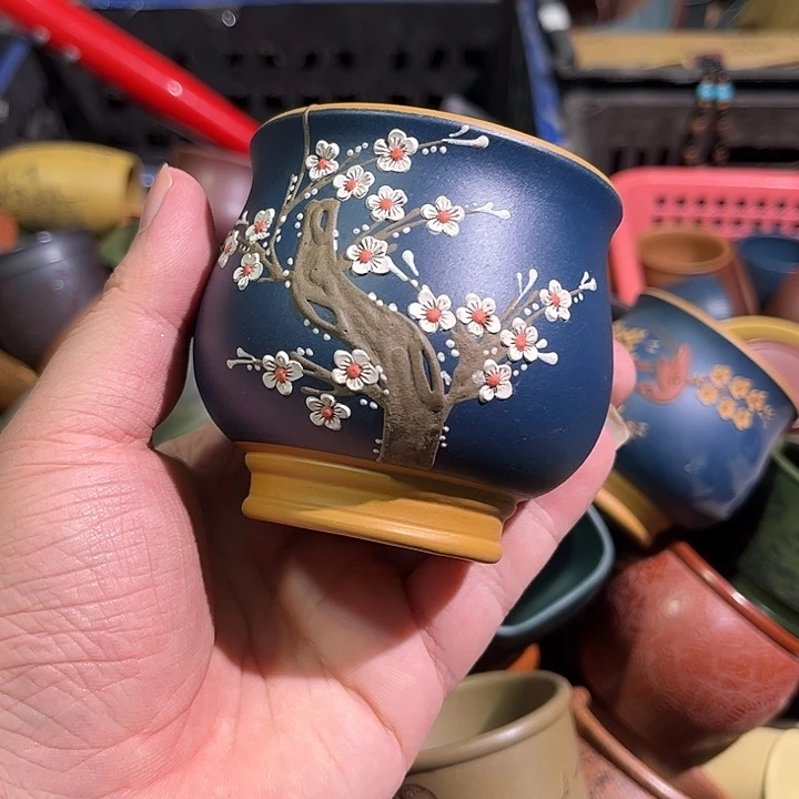 茶杯紫砂全手工紫砂主人杯
