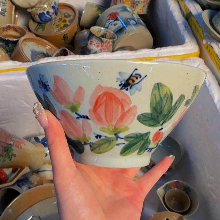 瓷片景德镇陶瓷手工手绘