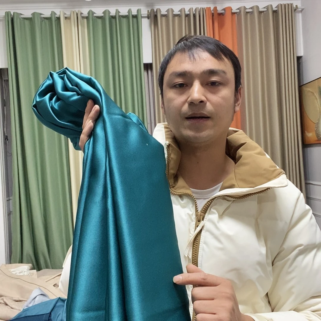 涤纶一****了贡锦绿4*2.7挂对开