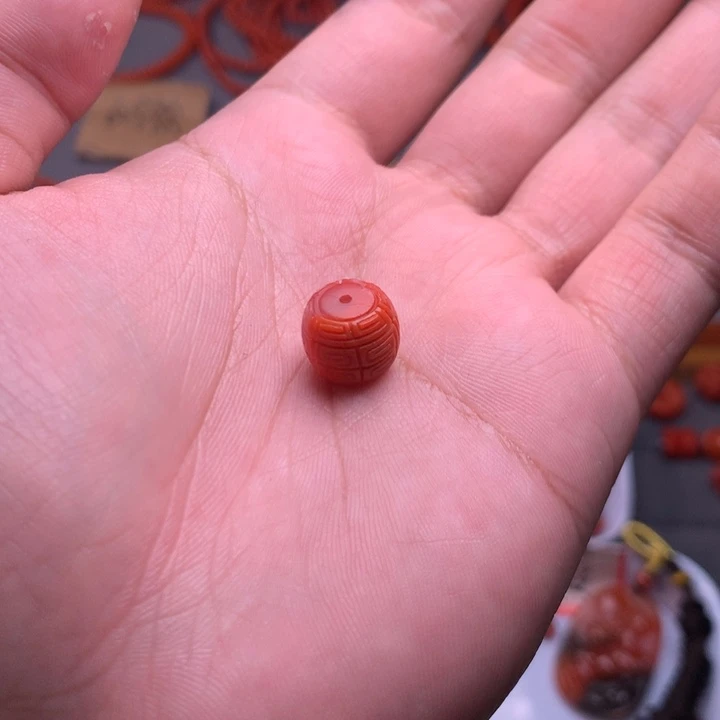 【闪购商品】未镶嵌配饰南红玛瑙卡11mm