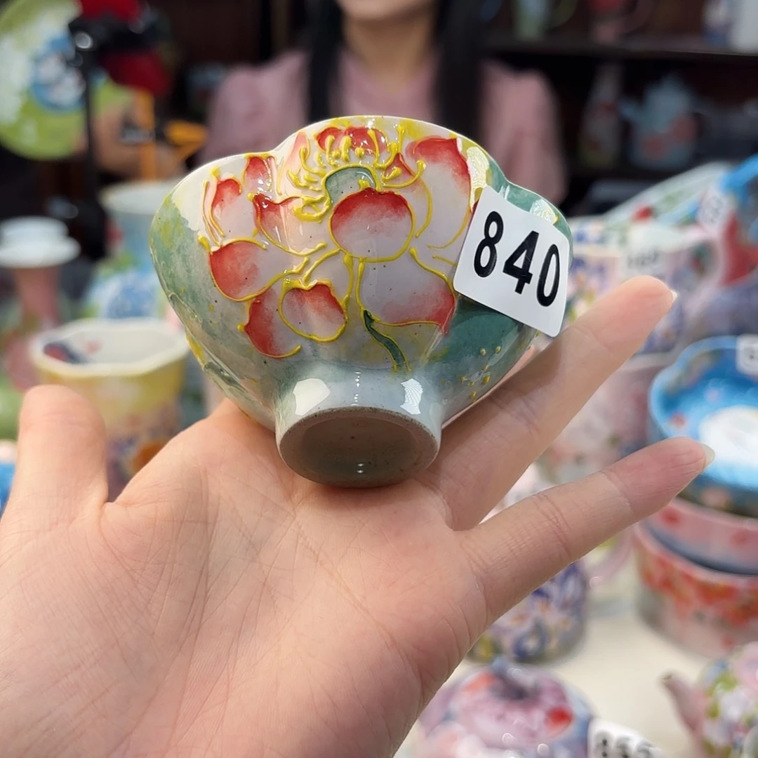 瓷片?****景德镇手绘高温釉下彩陶瓷茶具