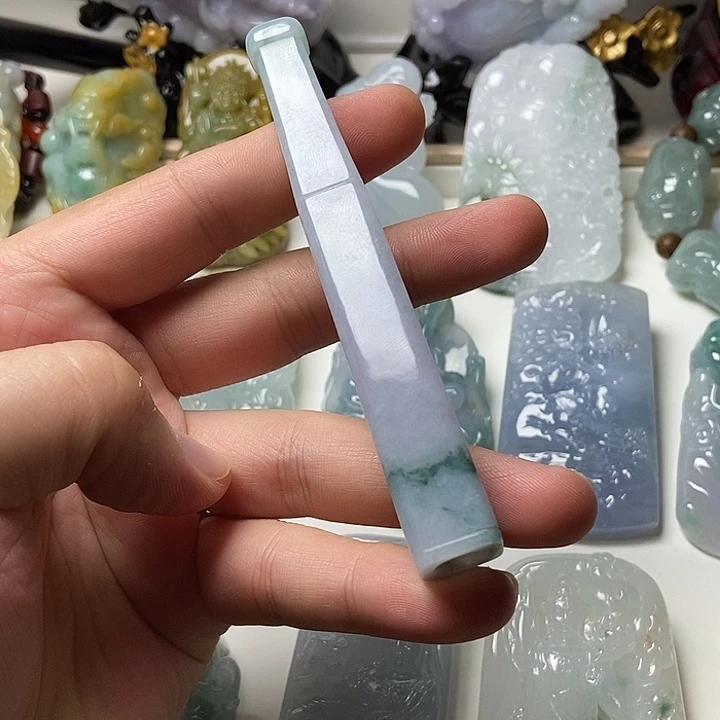 未镶嵌摆件翡翠烟斗