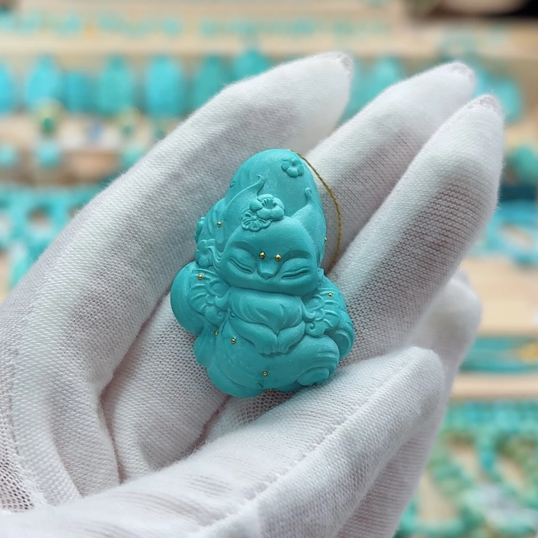 绿松石未镶嵌珠宝奇石