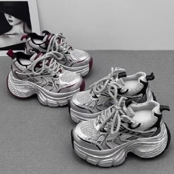 老爹鞋女超火2025春季新款爆款厚底运动休闲鞋 S7 Y 检