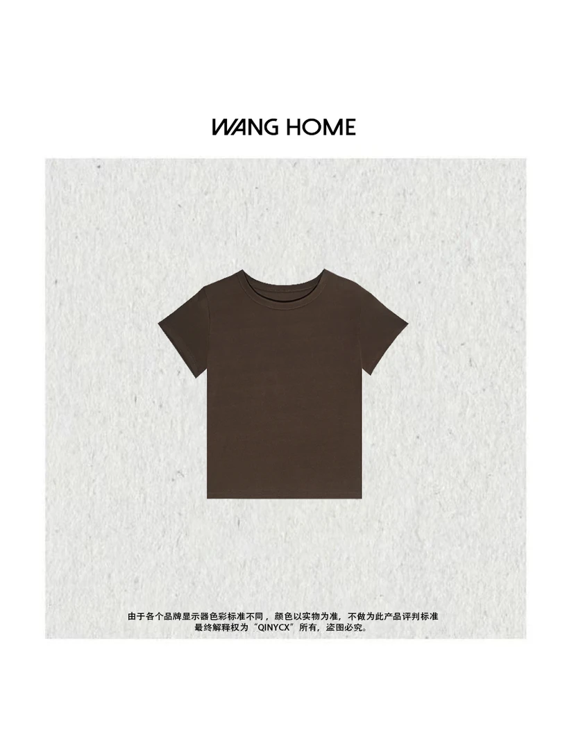 CHENCY WANG -冰皮T四季款人手必入基础T恤