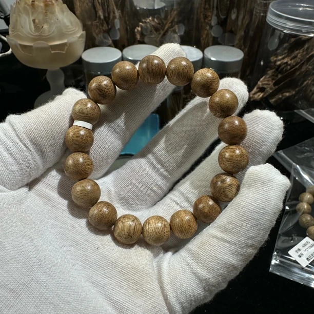 沉香卡约1.0，6.6克手串单圈天然野甜香奶香韵味足柬埔寨沉香