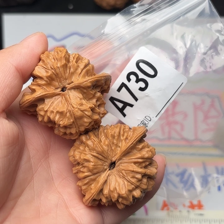 把件桃核核桃管帽46