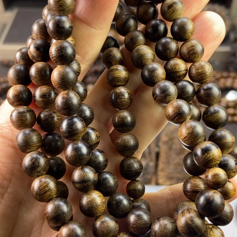 【闪购商品】沉香手串奎****拿越南留疤白棋