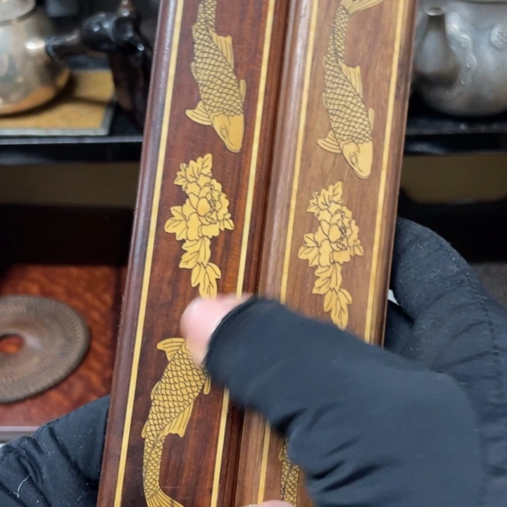 木中古工艺品摆件