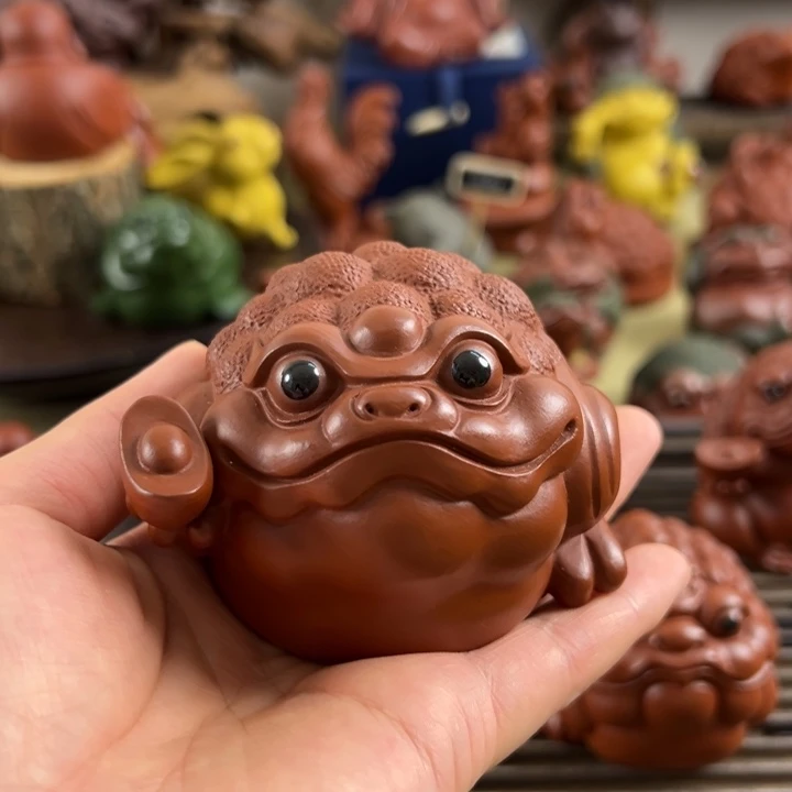 紫砂茶宠紫砂金蟾