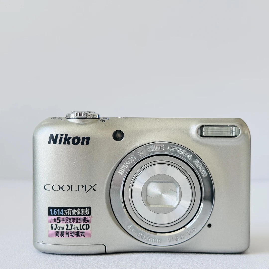 9新 Nikon/尼康 l27 银色相机出片清晰冷白皮自备五号电池