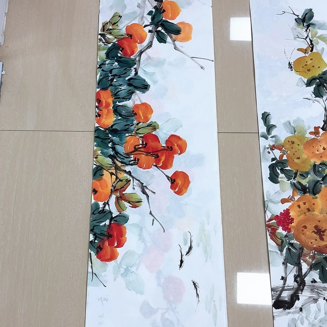 国画国画作品展。国画