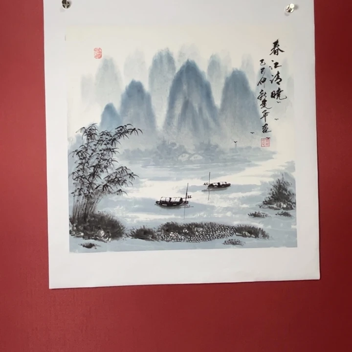 国画精品手绘作品